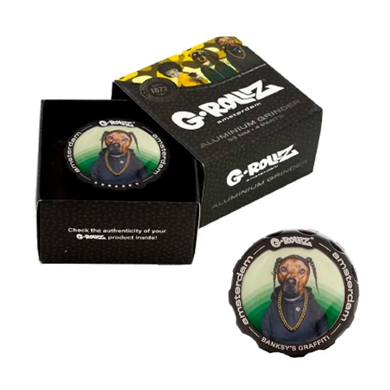 G-Rollz Moledor Pets Rock Rap 53mm Negro Mate