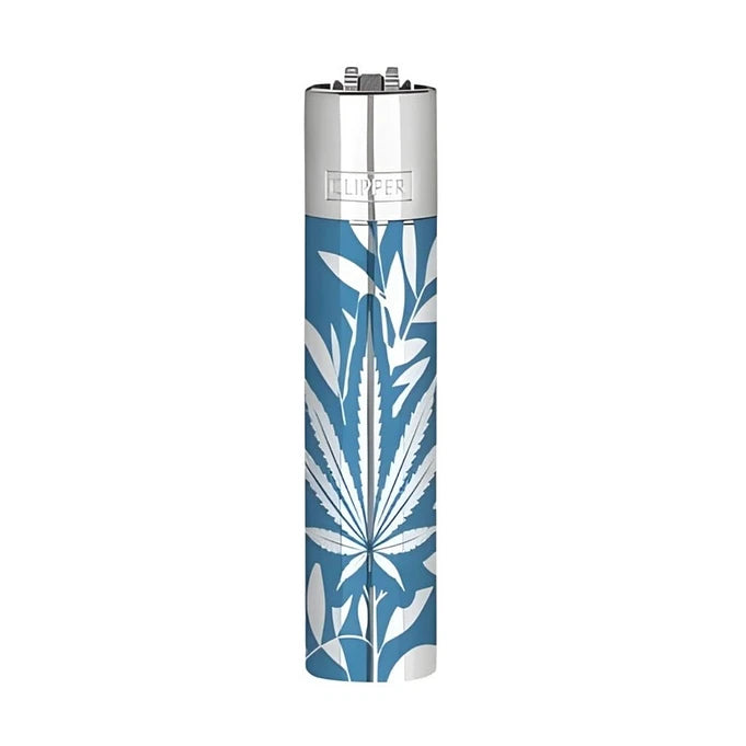 Encendedor Clipper metálico JUNGLE LEAFS