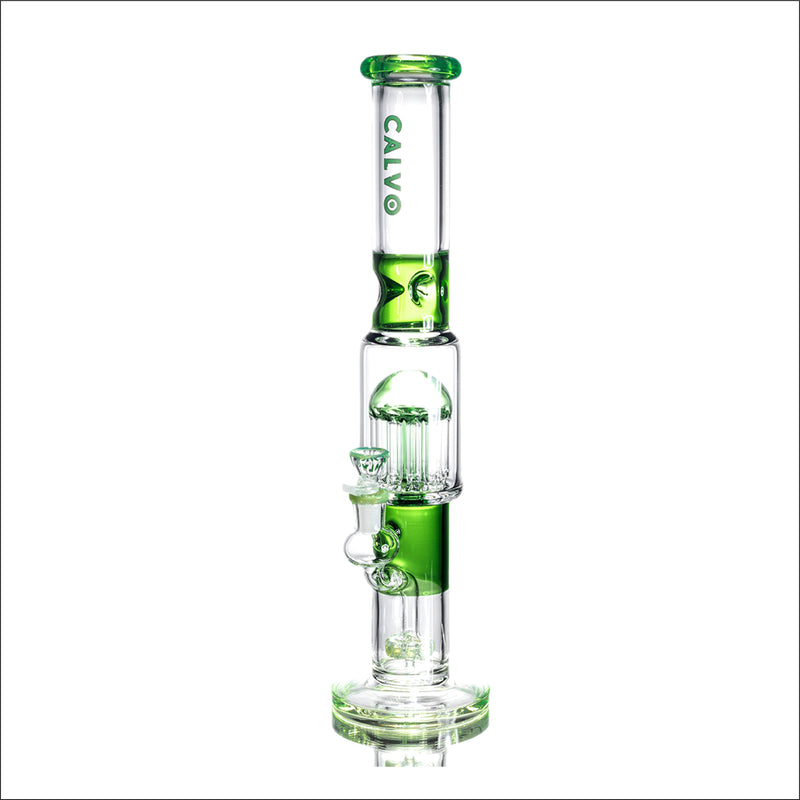 Bong straight tube tree perc calvo glass 40cm