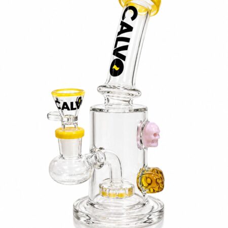 Calvo Glass SKULL RIG YELLOW