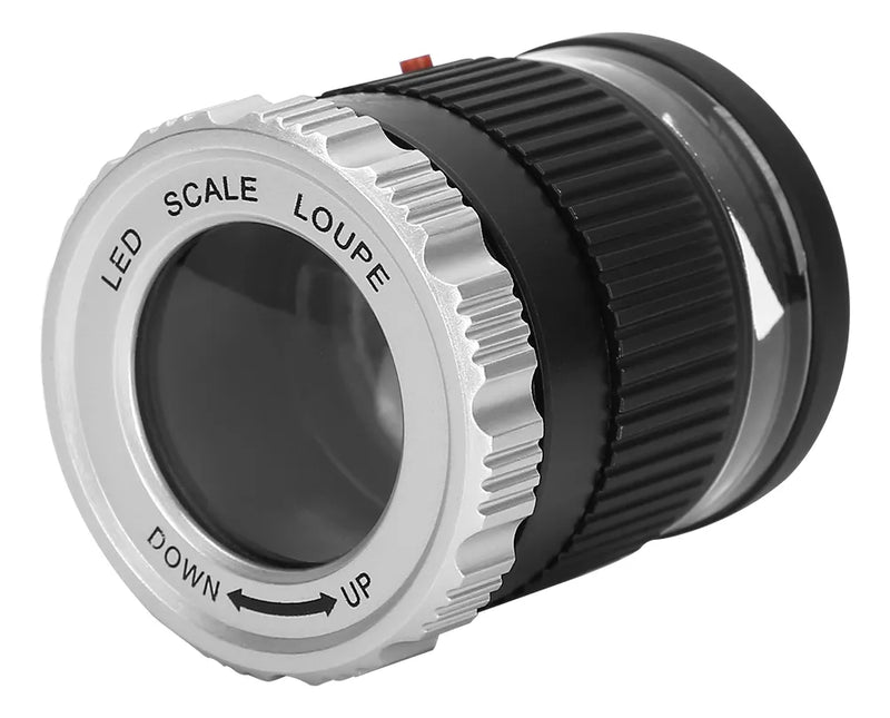 Lupa cuenta hilo led 30x