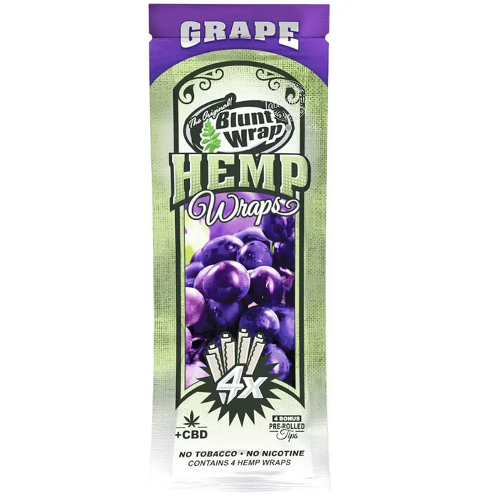 Blunt wrap hemp 4 unidades