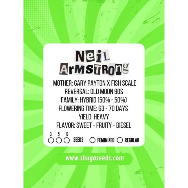 SHUGA SEEDS neil armstrong  fem x3