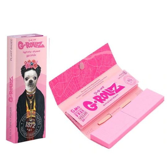 G-Rollz Papelillos frida Pink 1 1/4 + Tips