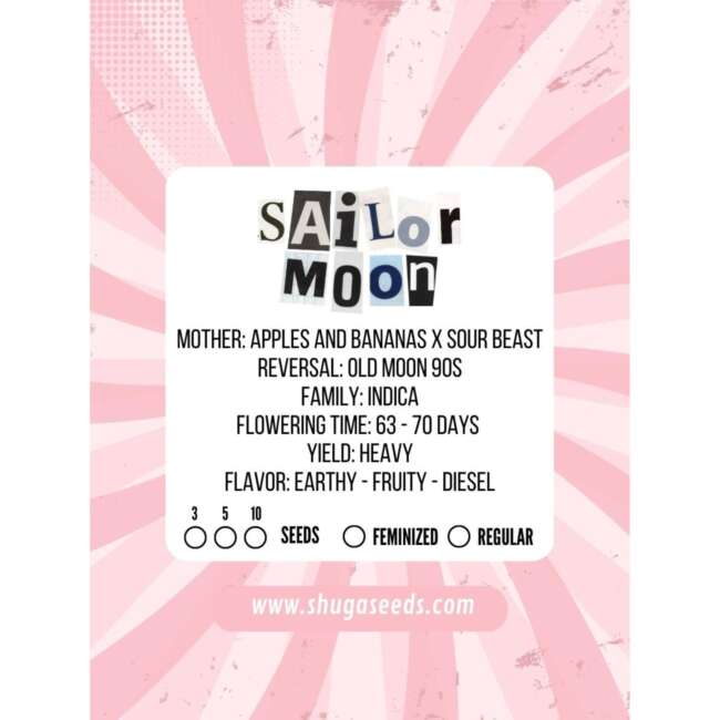 SHUGA SEEDS sailormoon fem x3