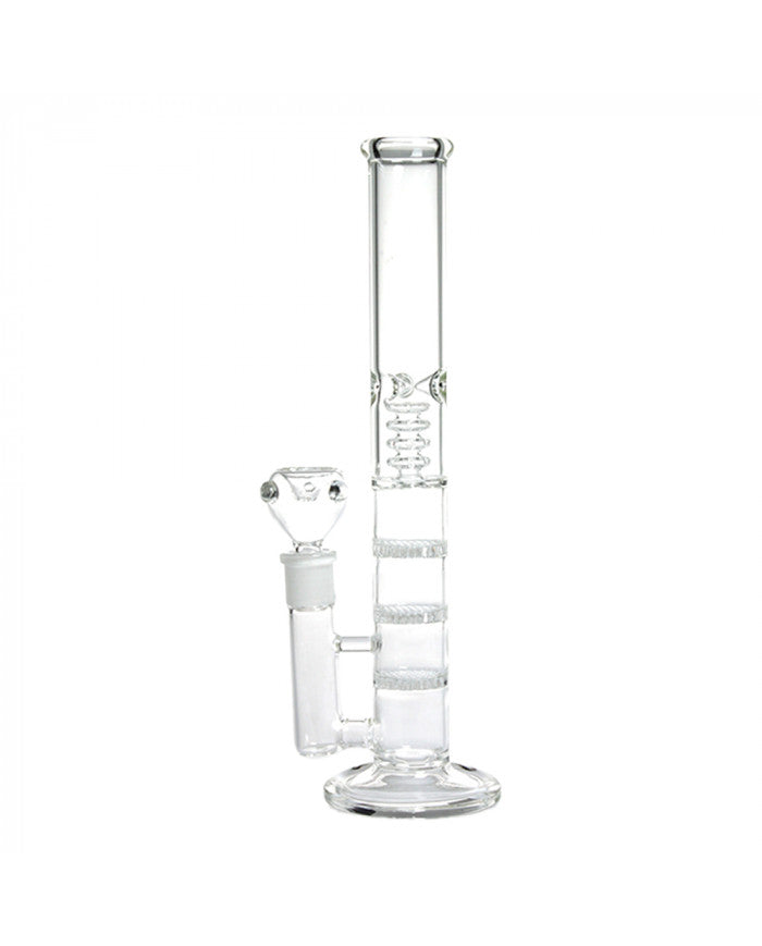 bong straight tube 3 perc 35cm phoenix