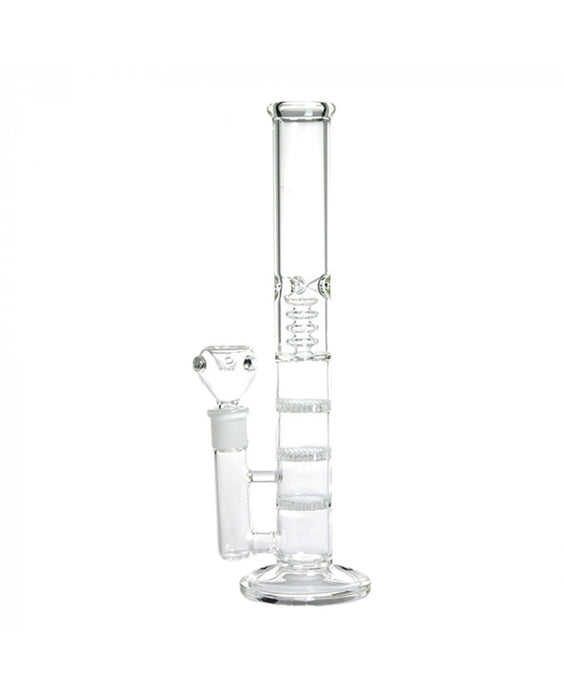 bong straight tube 3 perc 35cm