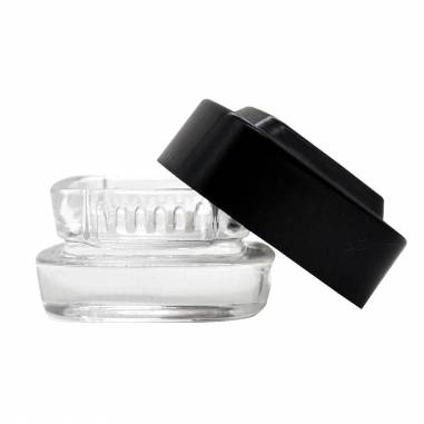 contenedor wax pyrex cuadrado 4ml bonglab
