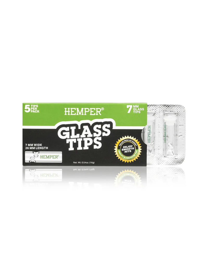 Hemper boquilla de vidrio 7mm x5 unidades