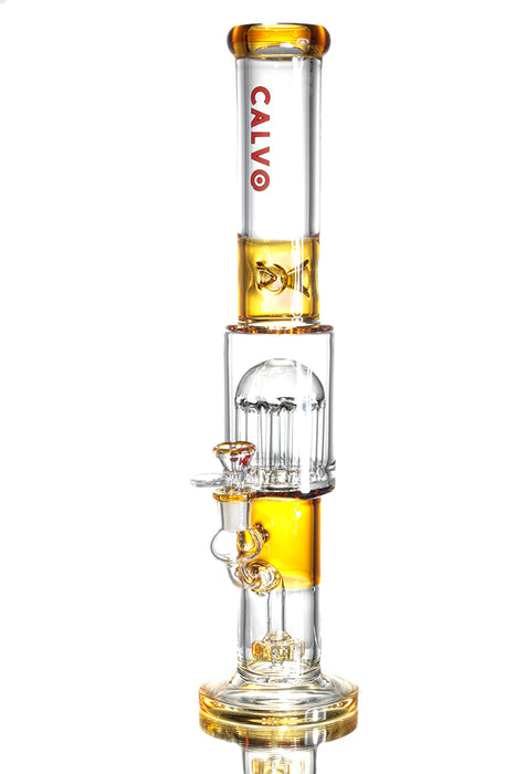 Bong straight tube tree perc calvo glass 40cm