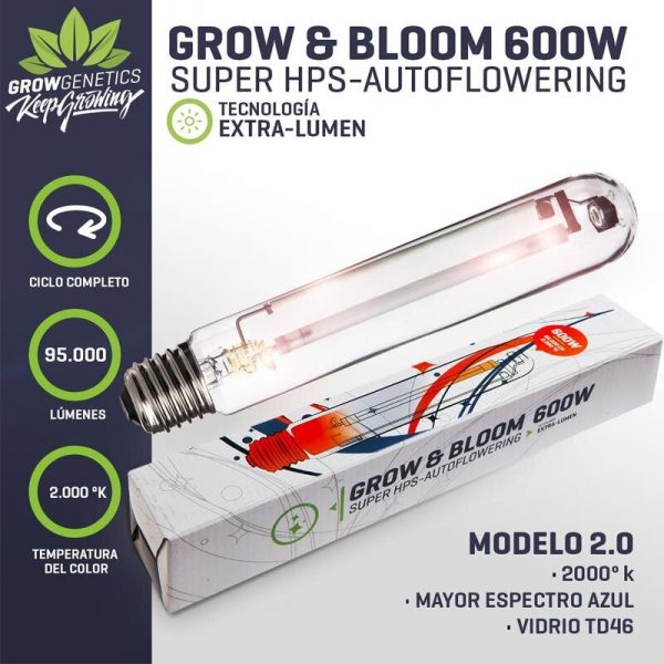 Ampolleta mixta 600w grow genetics