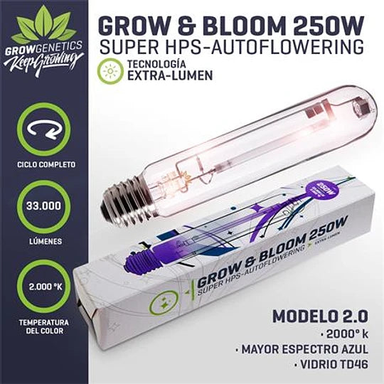 Ampolleta mixta 250w grow genetics