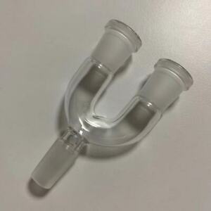 Adaptador U pyrex doble hembra 18mm